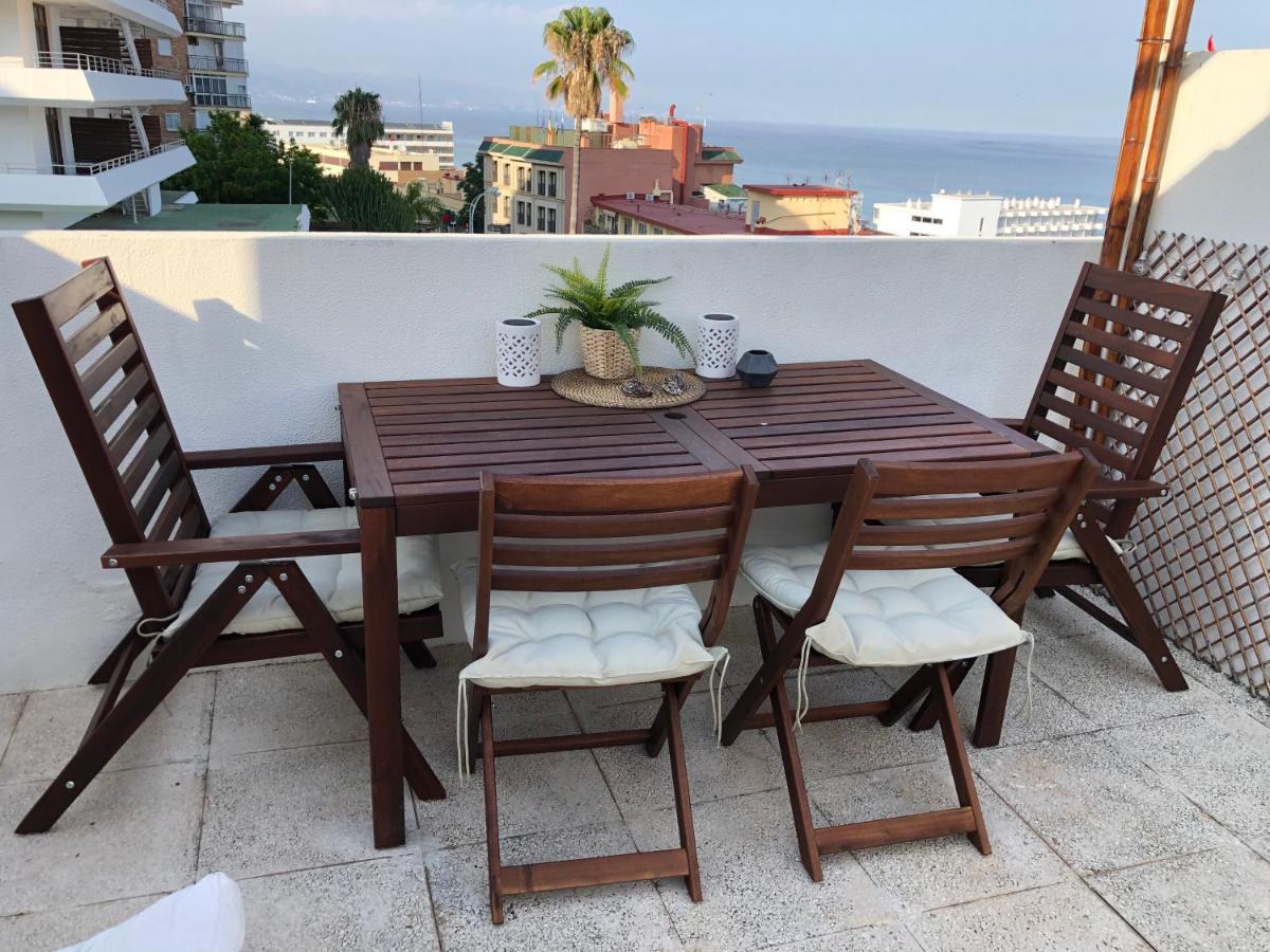 El Cortijuelo. Magnificent Triplex Terraced House With Rooftop Of 18M2, Overlooking The Sea. Parking Τορρεμολίνος Εξωτερικό φωτογραφία
